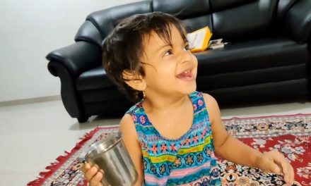 Love drinking water in glass