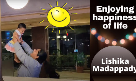 Enjoying happiness of life