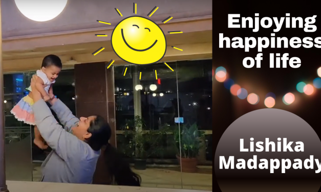 Enjoying happiness of life