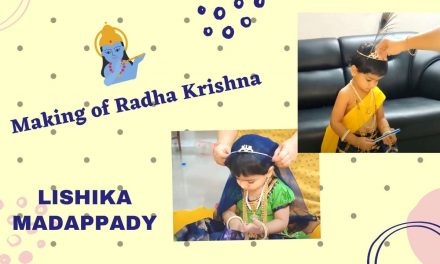 Making of Radhakrishna for Sri Krishna Janmashtami, Indian festival, Birthday of Srikrishna–Lishika