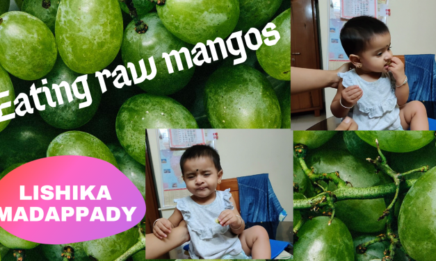 Eating Raw Mango