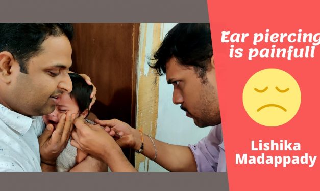 Ear piercing for babies, not really acceptable but still required – Lishika