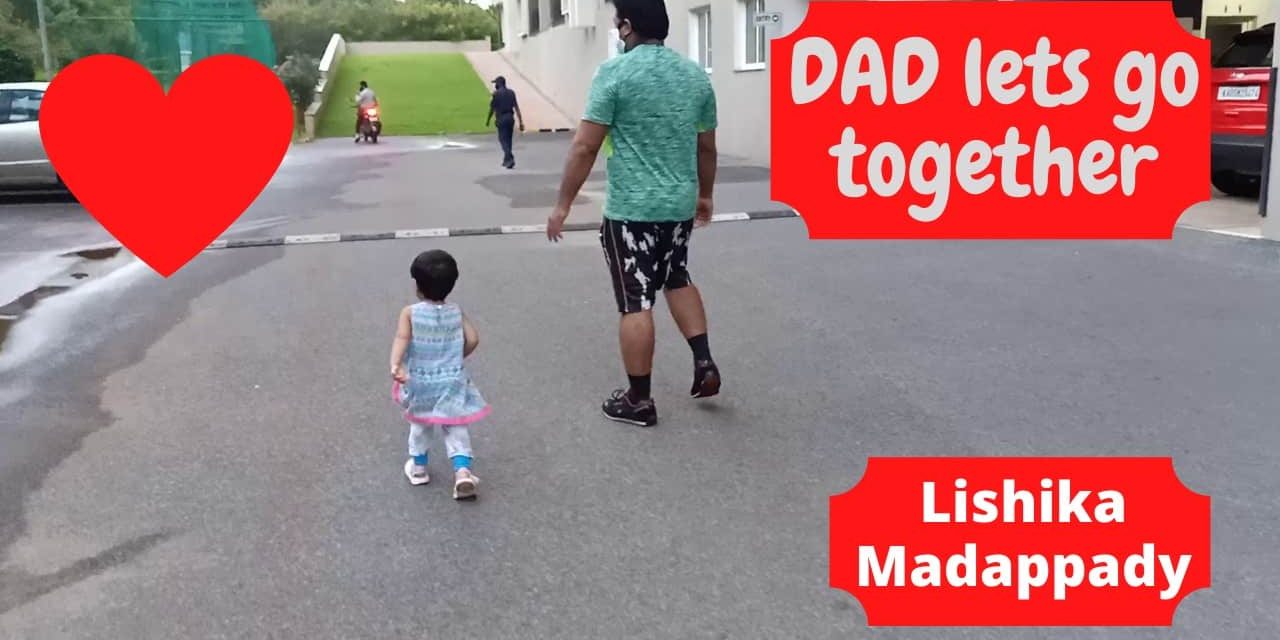 Evening walk with dad