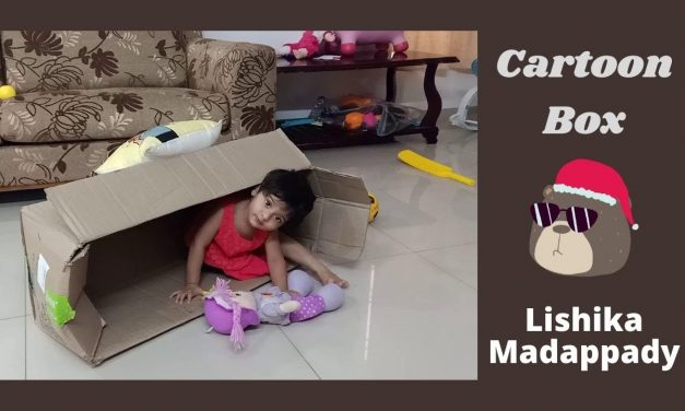 Playing with big box – Lishika